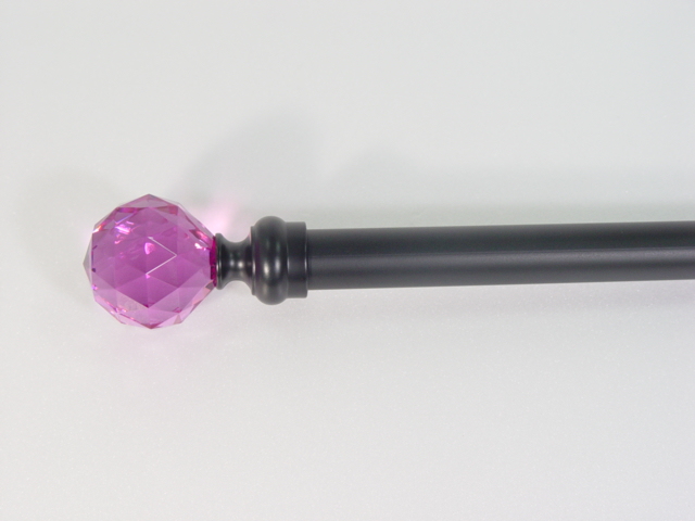 43mm Acrylic Faceted Ball Curtain Finial - 43mm_acrylic_faceted_ball_curtain_finial